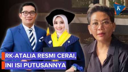 Ridwan Kamil Dan Atalia Resmi Bercerai, Ini Isi Putusan Pengadilan Agama Bandung