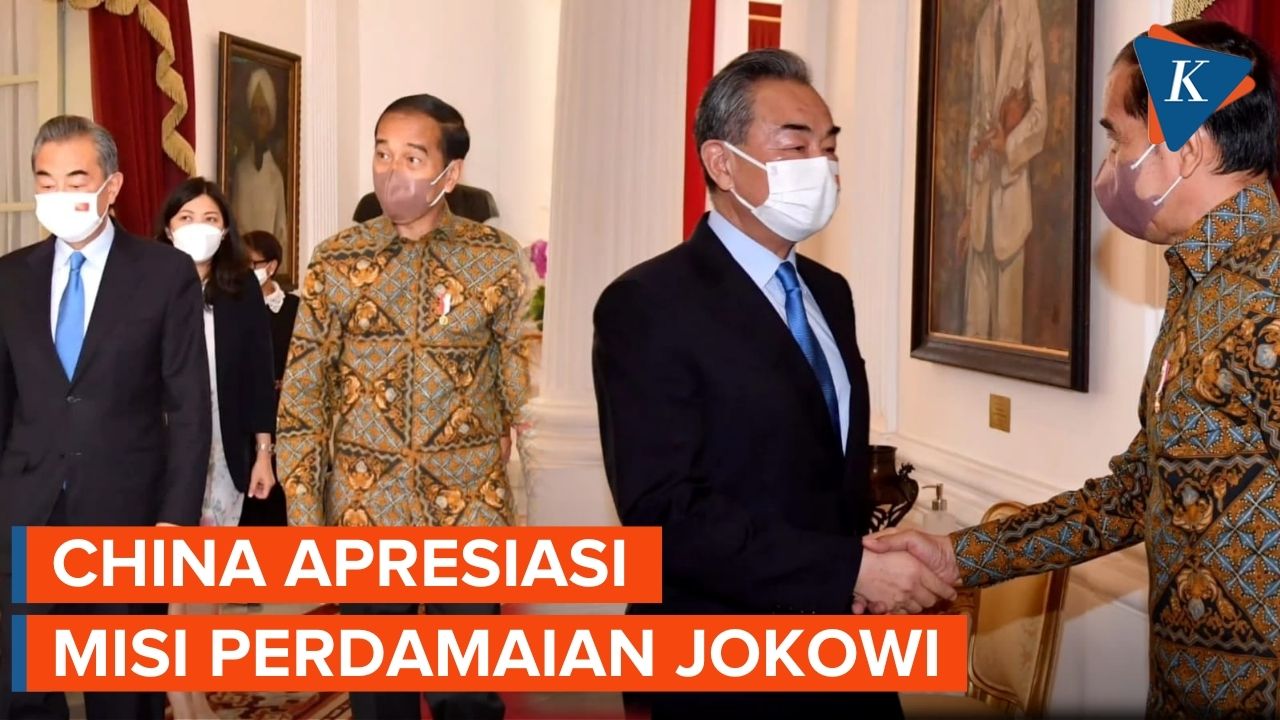 Momen Menlu China Wang Yi Bertemu Presiden Jokowi