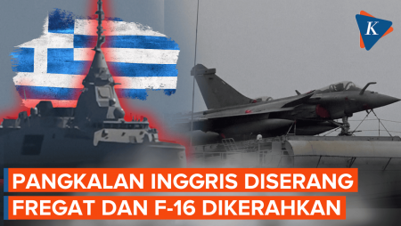 Yunani Kerahkan Fregat Dan F-16 Ke Siprus Setelah Iran Serang Pangkalan Inggris