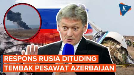 Respons Rusia Dituding Jadi Penyebab Jatuhnya Pesawat Azerbaijan Airlines