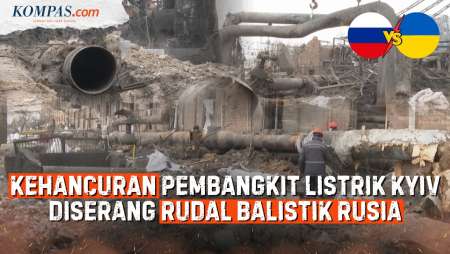 Keganasan Rudal Balistik Rusia Hantam Pembangkit Listrik Di Kyiv
