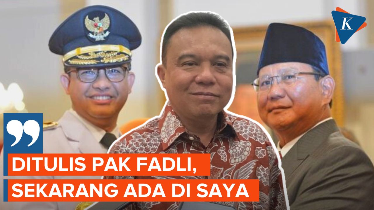 Gerindra Benarkan Ada Perjanjian antara Prabowo-Anies, Ini Penjelasannya