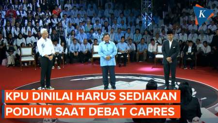 Tak Ada Podium saat Debat Capres Dinilai Sulitkan Kandidat Berekspresi