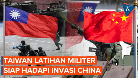 Lagi-lagi Taiwan Gelar Latihan Militer Hadapi Invasi China