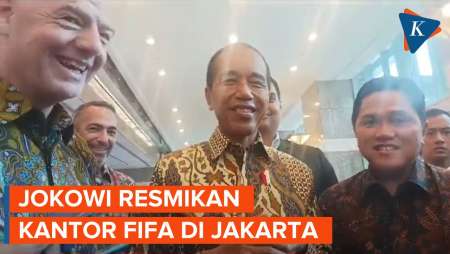 Resmikan Kantor FIFA di Jakarta, Jokowi: Babak Baru Sepak Bola Indonesia