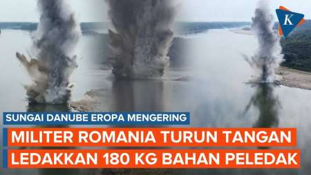 Detik-detik Romania Ledakkan 180 Kg Bahan Peledak Demi "Selamatkan" Sungai Danube Eropa