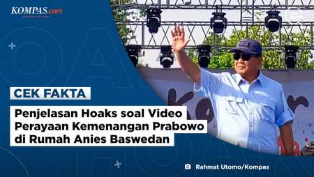Penjelasan Hoaks soal Video Perayaan Kemenangan Prabowo di Rumah Anies Baswedan