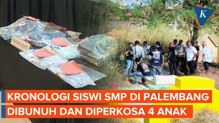 Kronologi Siswi SMP Dibunuh 4 Anak di Palembang