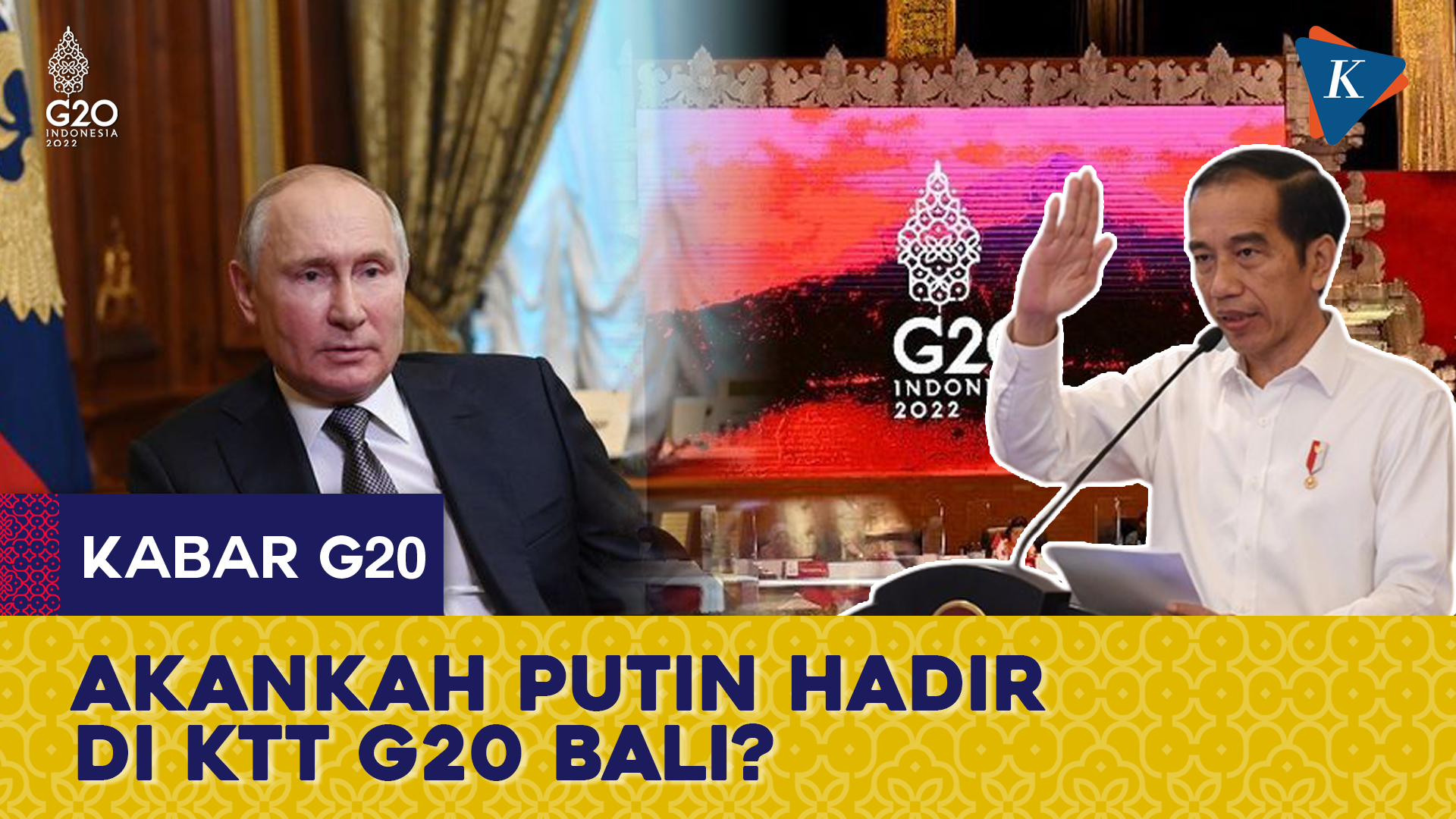 Media Asing Sebut Jokowi Punya Kesan Kuat Putin Tak Akan Hadir KTT G20