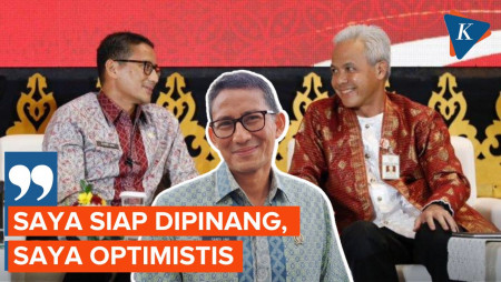 Respons Sandiaga Disebut 99 Persen Jadi Bacawapres Ganjar