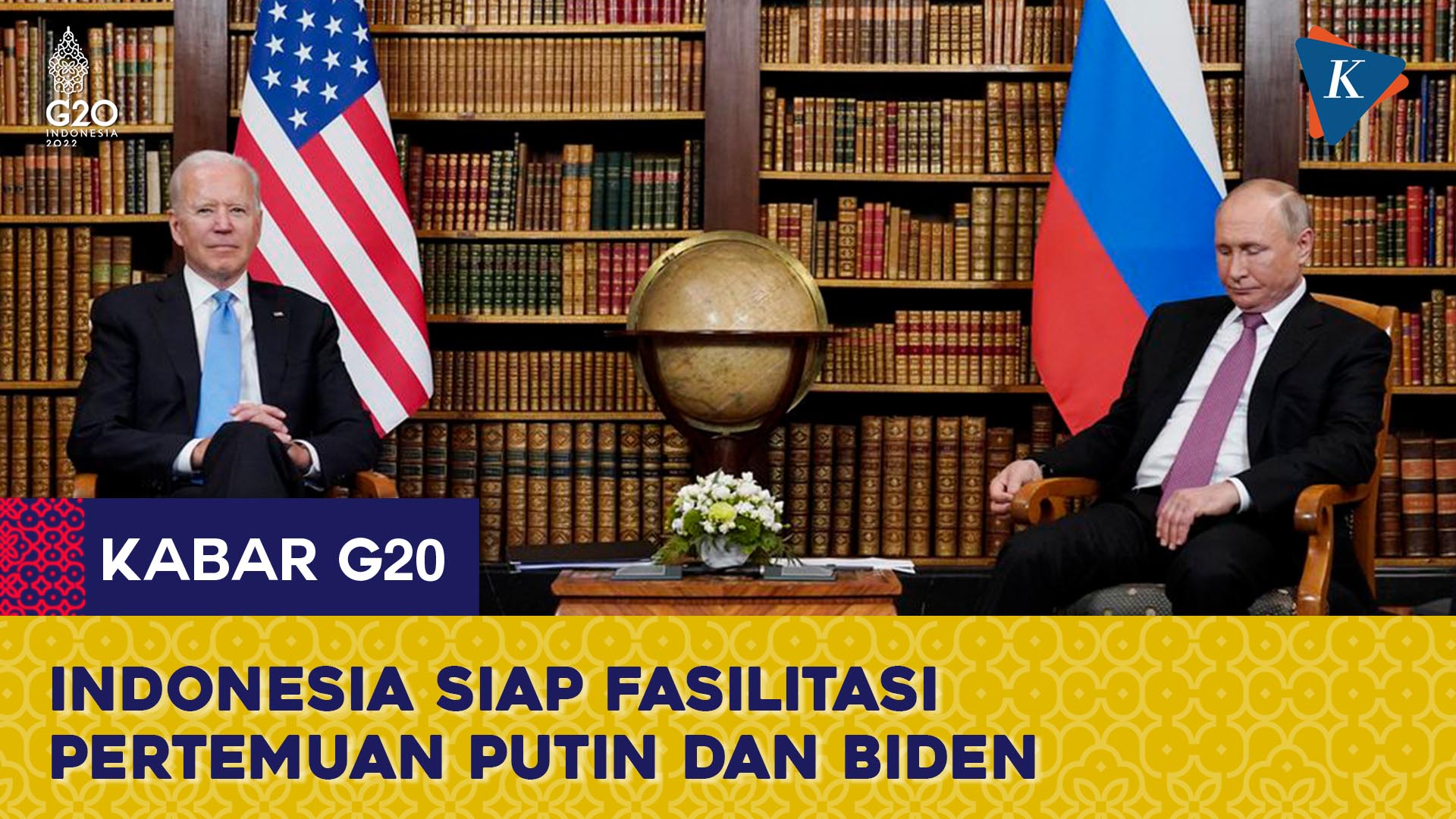 Indonesia Siap Fasilitasi Pertemuan Putin dan Biden di KTT G20