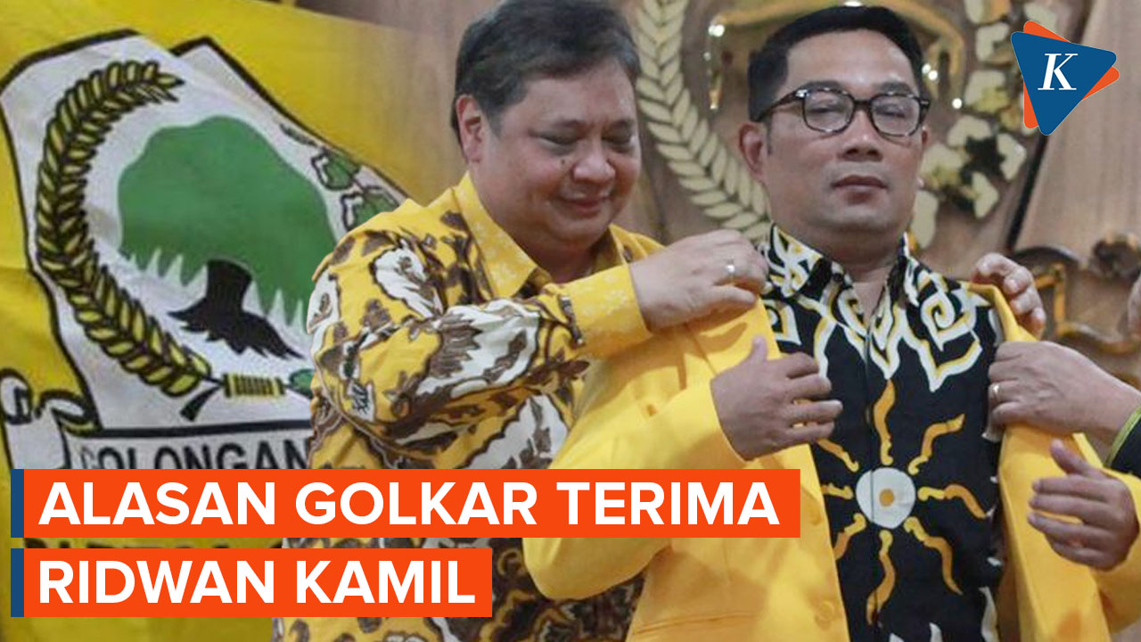 Golkar Ungkap Alasan Terima Ridwan Kamil Jadi Anggota