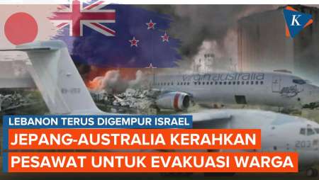 Situasi Memanas! Jepang-Australia Kerahkan Pesawat untuk Angkut Warganya dari Lebanon