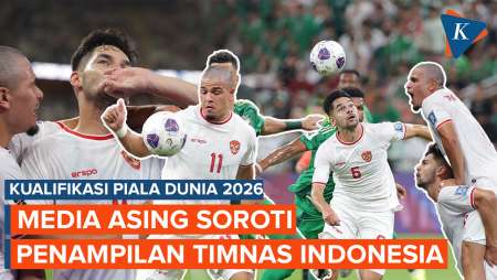 Kata Media Asing Timnas Indonesia Tahan Arab Saudi