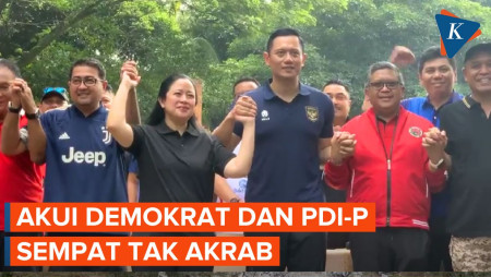 [FULL] AHY Enggan Bahas Masa Lalu Saat Demokrat dan PDI-P…