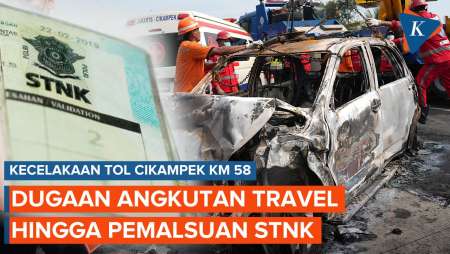 Kecelakaan Gran Max di Tol Cikampek: Angkutan Travel Mudik, STNK Mobil Diduga Dipalsukan