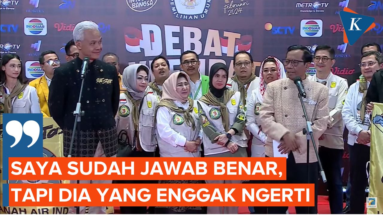 Video: [FULL] Pernyataan Ganjar-Mahfud Usai Debat Keempat Pilpres 2024