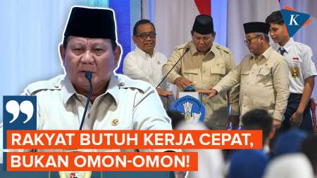Prabowo: Rakyat Butuh Hasil Cepat Bukan Omon-omon!