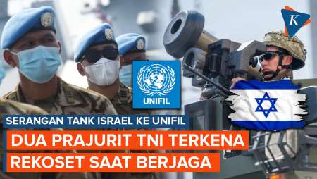 Prajurit TNI Penjaga Perdamaian PBB Terkena Rekoset Saat Israel Serang Markas UNIFIL di Lebanon