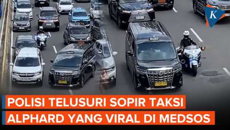 Polisi Telusuri Sopir Alphard Viral Usai Insiden dengan Patwal RI 36