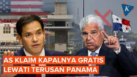 AS Klaim Kapalnya Bisa Gratis Lewat Terusan Panama, Dibantah Presiden Panama