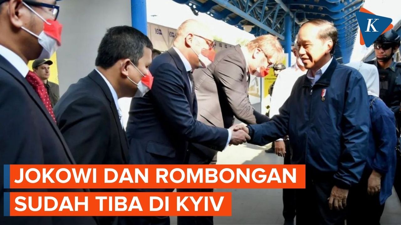 Jokowi Tiba di Kyiv Usai Menempuh 11 Jam Perjalanan dari Polandia