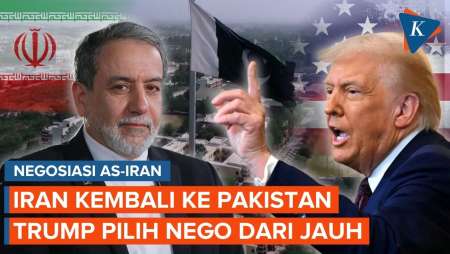 Iran Kembali Ke Pakistan untuk Berunding, Trump Ogah Kirim Utusan