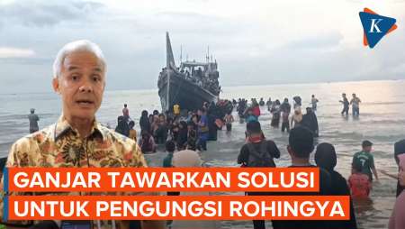 Solusi Ganjar untuk Atasi Pengungsi Rohingya Jika Terpilih Jadi Presiden