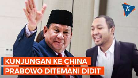 Prabowo Ditemani Putranya Didit Saat Berkunjung ke China