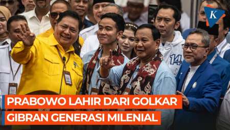 Airlangga: Prabowo Lahir dari Rahim Golkar, Gibran dari Generasi Muda