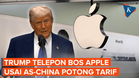 AS-China Pangkas Tarif Impor, Trump Langsung Telepon Bos Apple