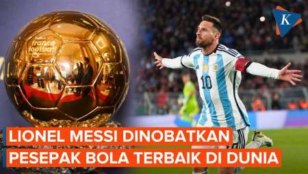 Daftar Peraih Penghargaan Ballon d’Or 2023: Messi Raih Gelar Ke-8, Haaland Striker Terbaik