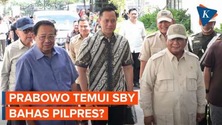 Temui SBY di Pacitan, Prabowo: Saya Lapor Dulu ke Komandan Saya