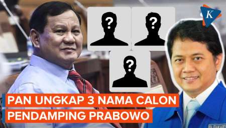 PAN Bongkar 3 Nama Kandidat Bacawapres untuk Dampingi Prabowo Subianto