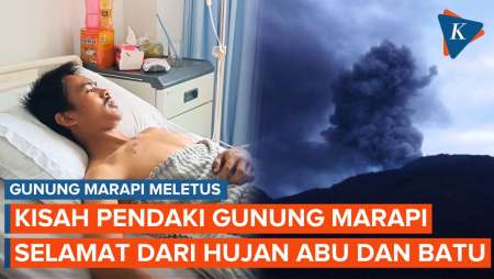 Cerita Pendaki Gunung Marapi Selamat, Hadapi Awan Panas dan Hujan Abu