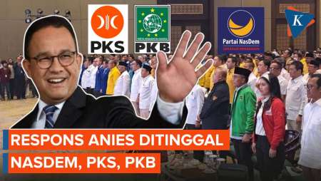 Nasdem, PKS, dan PKB Berbalik Dukung Ridwan Kamil, Begini Respons Anies