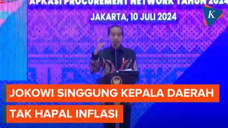 Jokowi Sindir Ada Bupati Tak Tahu Angka Inflasi Daerahnya