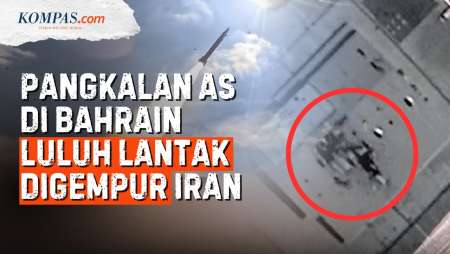 Iran Pamerkan Kehancuran Pangkalan AS Di Bahrain
