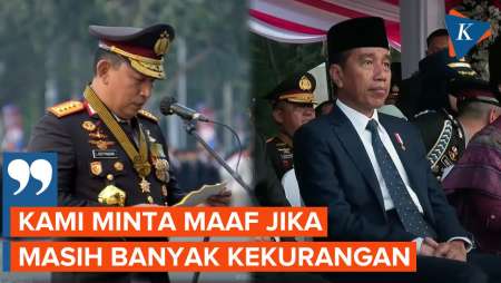Saat Kapolri Minta Maaf bila Polisi Masih Banyak Kekurangan di Hadapan Presiden Jokowi…