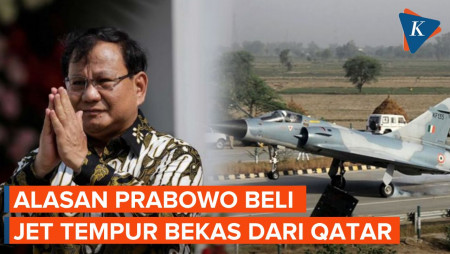 Prabowo Beberkan Alasan Beli Pesawat Tempur Bekas dari Qatar