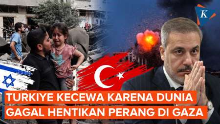 Menlu Turkiye: Dunia Gagal Hentikan Pertumpahan Darah di Gaza