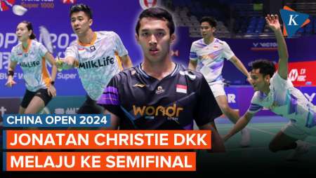 China Open 2024: 3 Wakil Indonesia Kunci Tiket Semifinal, Ginting Gagal Susul Jojo