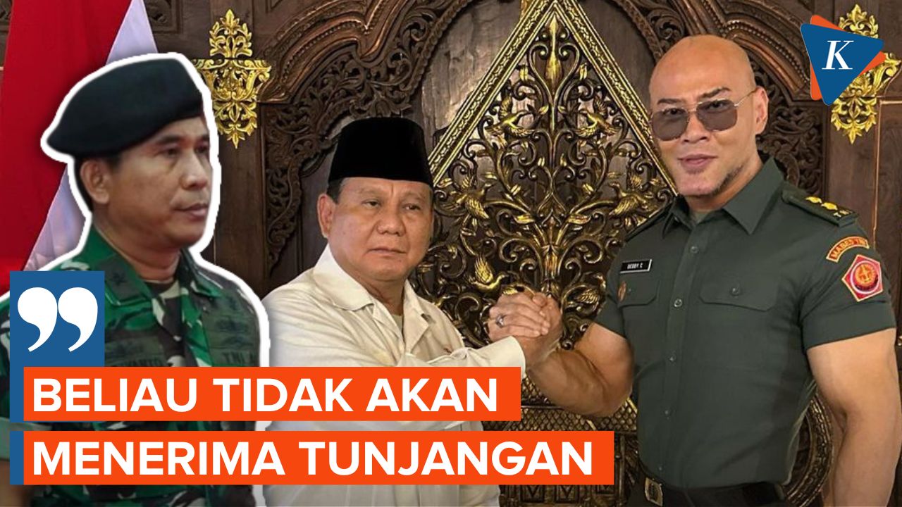 Jadi Letkol Tituler TNI, Deddy Corbuzier Tak Akan Terima Tunjangan
