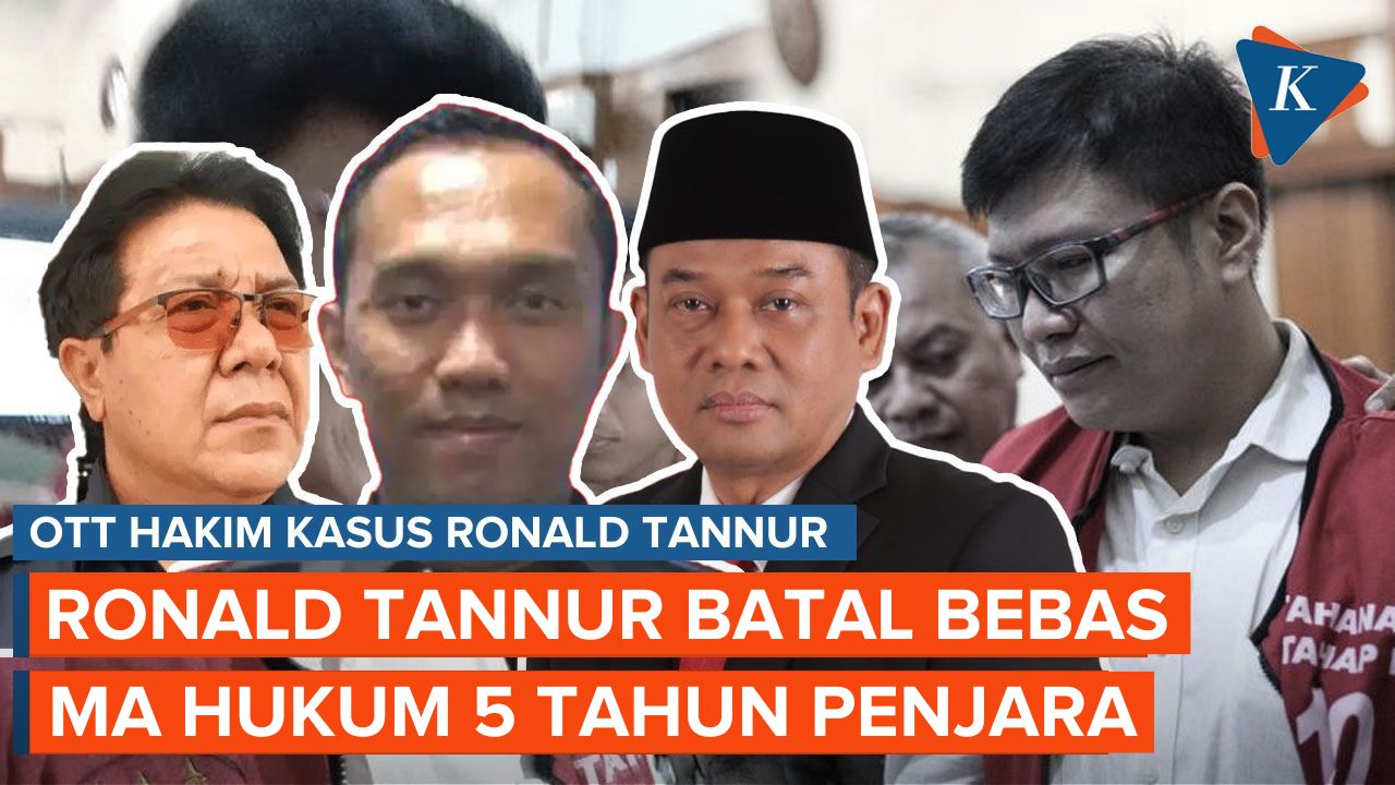 Video: Vonis Bebas Ronald Tannur Dibatalkan MA, 3 Hakim Pengadilan ...