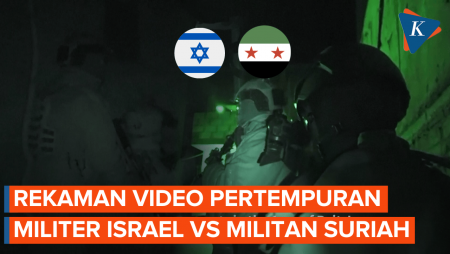Israel Rilis Video Pasukannya Bertempur Lawan Militan Di Suriah