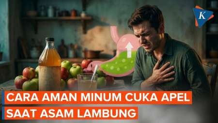 Efek Minum Cuka Apel Saat Asam Lambung, Bisa Sembuh?