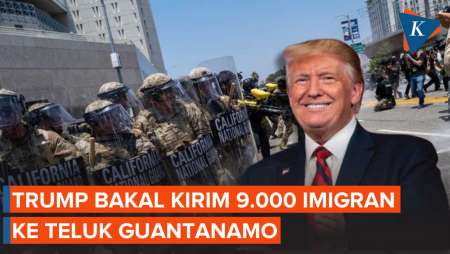 Trump Bakal Kirim 9.000 Imigran ke Guantanamo