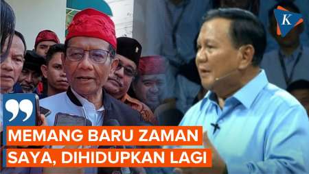 Disentil Prabowo soal Penanganan Kasus HAM, Ini Kata Mahfud