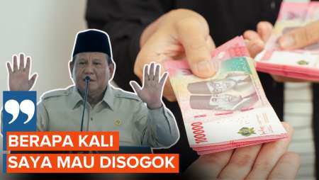 Geleng Kepala, Prabowo: Berapa Kali Saya Mau Disogok?