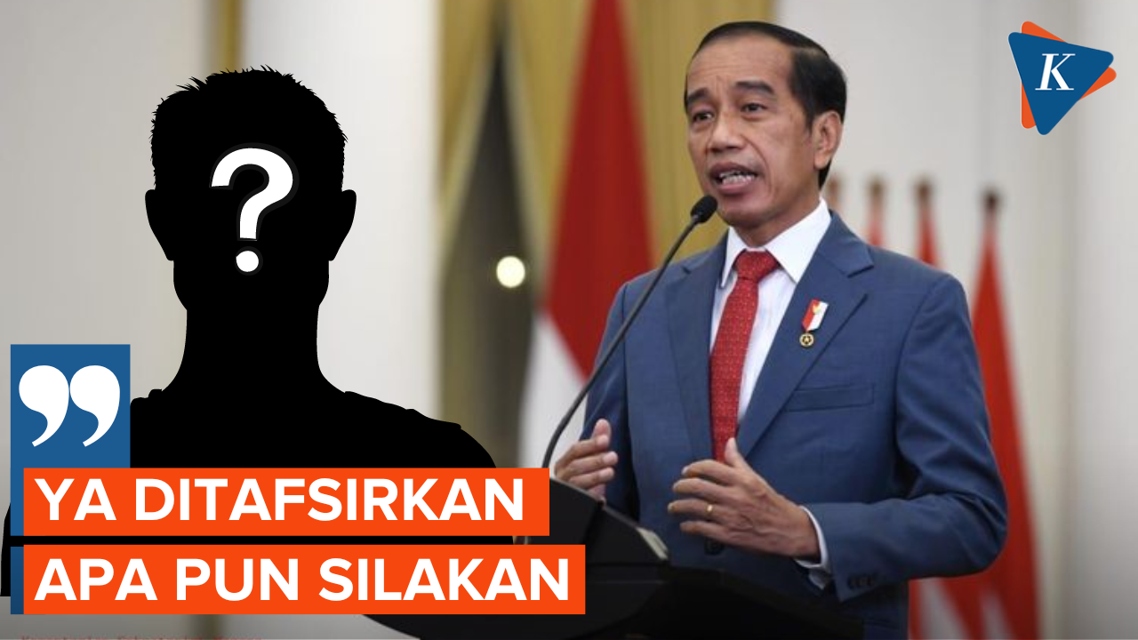 Jokowi Persilakan Siapa Pun Tafsirkan Pemimpin Rambut Putih 